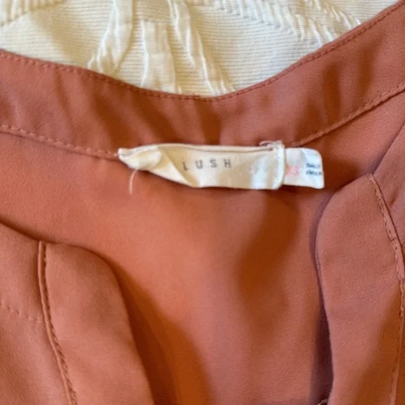 Dusty rose blouse with pocket XS - Picture 3 of 4